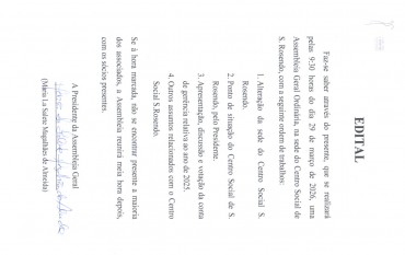 Convocatória Assembleia Geral